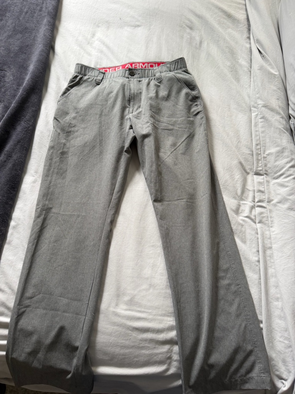 Under Armour Men's Light Gray Golf Chino Pants